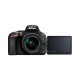 Nikon Digital SLR Camera D5600 18-55+70-300VR KIT Black